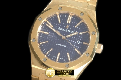 AP0310C - Royal Oak 15450 YG/YG Blue A3120 Decorated