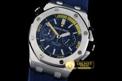 AP0328C - AP Offshore Diver Chronograph Blue - Seiko VK64