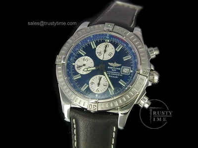 BSW0026LBD - Chronomat Evolution SS Blue/Stick LB -New Asia 7750