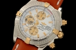 BSW0042D - Chronomat EvoTT White - LB - Swiss ETA 7750