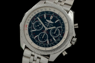 BSW0104B - Bentley 30s Chrono SS/SS Black Asia 7750 28800bph