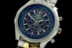 BSW0237D - Bentley Unitime Chrono SS/SS Blue Jap OS20 Qtz