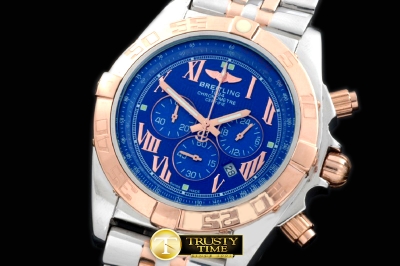 BSW0272G - Chronomat B01 SS/YG TT Blue Roman Jap OS20 Qtz