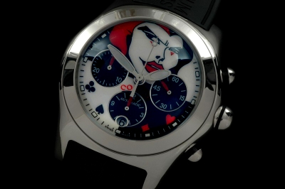 COR030 - Bubble Chrongraph "JOKER" Limited Ed SS/RU Asia 7750 S