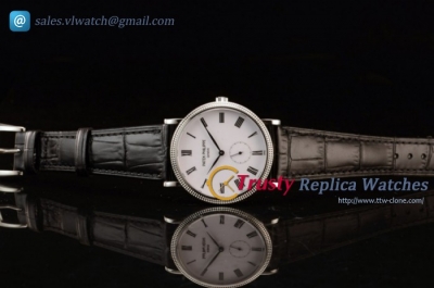 Patek Philippe - Calatrava SS/LE White Dial Miyota 9015 Auto (GF)