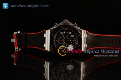 Audemars Piguet - Royal Oak Offshore SS/RU Black 1:1 Clone AP Calibre 3126 Auto (JF)