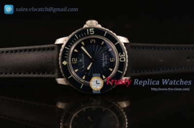 Blancpain Fifty Fathoms Automatic SS/LE Blue 1:1 ETA 2836 (Q)