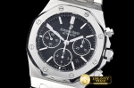 AP0386D - Royal Oak Chronograph 26320ST SS/SS Black JHF A7750