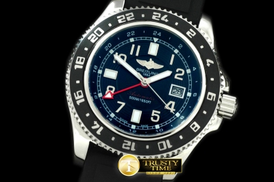 BSW0166B - Abyss GMT SS/RU Black Asian 2813