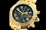 BSW0196M - Chronomat Evo YG/YG Blue Roman A-7750 28800bph
