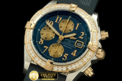 BSW0218C - Chronomat Evo SS/RU Blue Num A-7750 28800bph