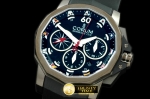 COR037 - Admirals Cup Challenge Chrono DLC/RU Black A-7750 28800