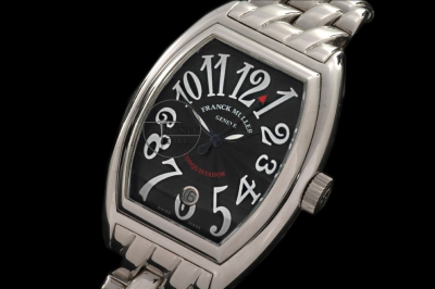 FM0024D - Conquistador Mens Black Dial White Num - Asia 21J