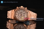 Audemars Piguet - Royal Oak Chronograph RG/RG White Dial Miyota OS10 Quartz