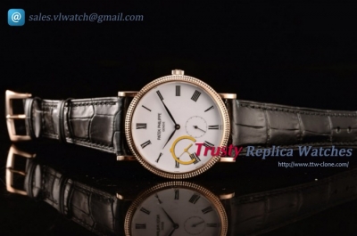 Patek Philippe - Calatrava RG/LE White Dial Miyota 9015 Auto (GF)