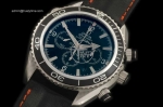 OMG0104A - Planet Ocean 45.5 Chrono SS/LE Blk/Bez/Wht 7750 Mod