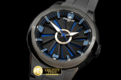 PER020B - Turbine XL PVD/RU Black/Blue Jap Quartz