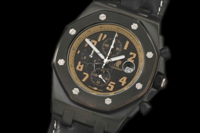 AP0052A - Arnold Limited Ed Royal Oak Chrono PVD Blk - OS20 Qtz