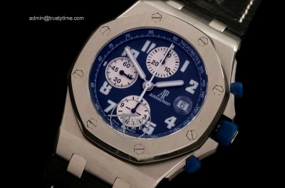 AP0077B - Royal Oak Chrono SS/LE Blue A-7750