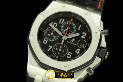 AP0209B - 2014 Royal Oak Chrono 26470 SS/LE Black A-7750 Sec@12