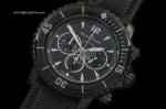 BLP002A - 50 Fathoms Chronograph PVD/NY Blk Jap Qtz Chrono