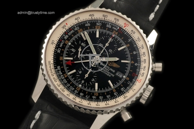 BSW0021C - Navitimer World GMT Black - LB - New Asia 7750