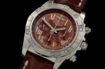 BSW0110G - Chronomat B01 SS/LE Bugundy Roman A-7750 28800bph