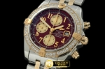 BSW0147C - Chronomat Evo SS/YG Brown Roman A-7750 28800