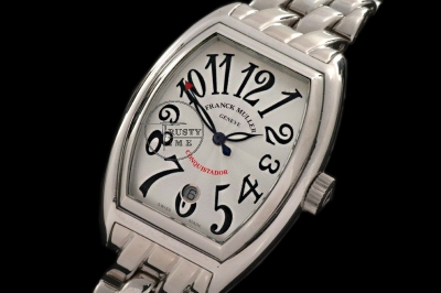 FM0024B - Conquistador Mens White Dial Black Numbers - Asian 21J