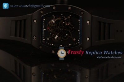 Richard Mille RM 055 Bubba Watson CA/RU Blue Skeleton Dial Miyota 9015