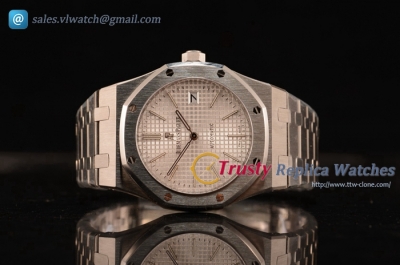 Audemars Piguet - Royal Oak SS/SS White Dial Miyota OS20 Quartz