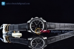 Omega - Speedmaster Moonwatch Professional Black SS/LE Clone Omega 9300 Auto