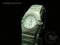 OMG0029E - Omega Constellation My Choice Full diamonds White MOP