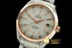 OMG0279A - Aqua Terra Auto SS/RG White Swiss 2836