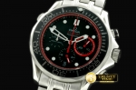 OMG0285C - Diver Pro 300M Chrono SS/SS Blk/Red Jap Qtz