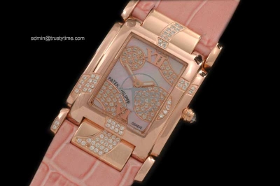 PP0062B - Ladies 4910/49G Twenty-4 RG/LE Pink MOP Swiss Qtz