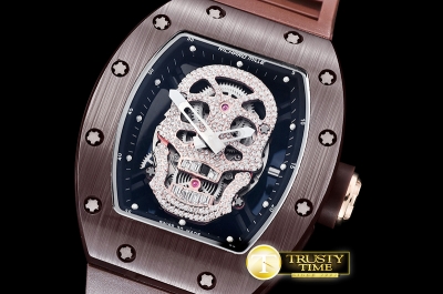 RM0105F - RM052 Diamond Skull Tourb Brown MT CER/RU MY9015 Mod