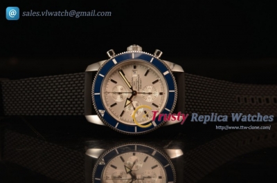 Breitling SuperOcean Heritage Blue Ceramic Bezel Steel Watch -A13313121G1C1