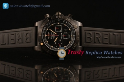 Breitling Chronomat B01 44 Blacksteel Chrono PVD/RU Black Swiss Valjoux 7750 Auto