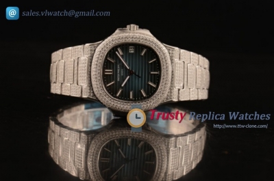 Patek Philippe Nautilus SS/SS Blue Miyota 9015 (AAAF)