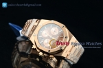 Audemars Piguet - Royal Oak 41MM Chronograph RG/RG Brown Stk Swiss 7750