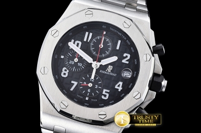 AP0390C - Royal Oak Offshore SS/SS Black VK Qtz