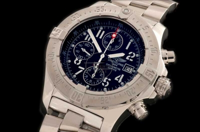 BSW0070A - Skyland Avenger Chrono SS/SS Black - Asia 7750