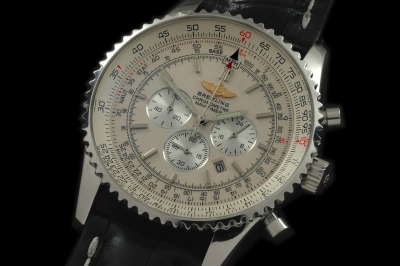 BSW0126A - Navitimer SS/LE White Jap Quartz Chrono