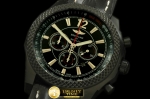 BSW0227 - Bentley Barnato Chrono PVD/LE Black A-7750 Sec@3