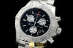 BSW0271B - Seawolf Chrono SS/SS Black Stk Swiss Eta Qtz 251.262