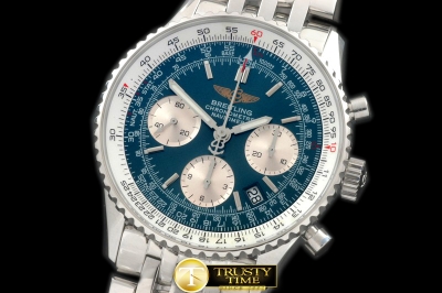 BSW0279B - Navitimer SS/SS Blue Sticks 7750