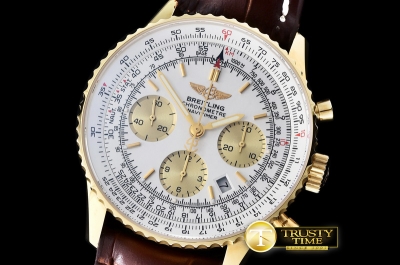 BSW0309 - Navitimer RG/LE White Sticks A-7750