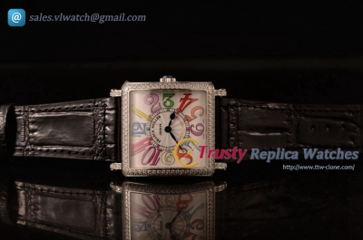 Franck Muller - Master Square White Dial SS/LE Miyota Quartz (GF)