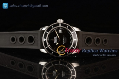 Breitling - SuperOcean Heritage Black Dial SS/RU Swiss ETA 2836 Auto (JF)